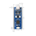 Waveshare RP2040-Plus Pico-like MCU board based on Raspberry Pi RP2040 MCU, without pinheader, RP2040-Plus without Pinheader