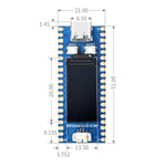 Waveshare RP2040-LCD-0.96 Pico-like MCU Board Based on Raspberry Pi RP2040 MCU, with Pinheader, RP2040-LCD-0.96