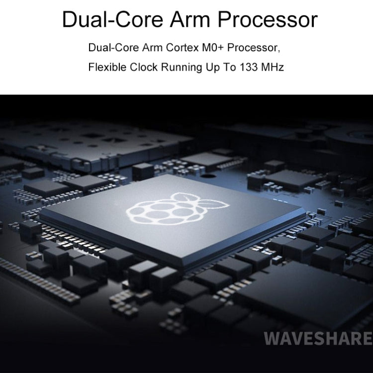 Waveshare RP2040-Zero Pico-like MCU Board Based on Raspberry Pi RP2040 MCU, with Mini Pinheader Version, 20335