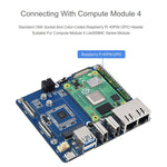 Scheda base Waveshare Dual Gigabit Ethernet per Raspberry Pi CM4