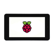 WAVESHARE 7 inch 800 x 480 Capacitive Touch Display with Case &amp; Front Camera for Raspberry Pi, 7 inch with Case &amp; Cam