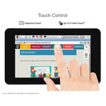 Display touch capacitivo 7" Waveshare 800x480 con custodia e foto