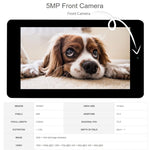 Display touch capacitivo 7" 800x480 con fotocamera per Raspberry