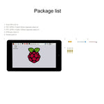 Display touch capacitivo 7" 800x480 con fotocamera per Raspberry