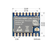 Waveshare Core1262-868M Anti-Interference LoRa Module SX1262, EU868 Band