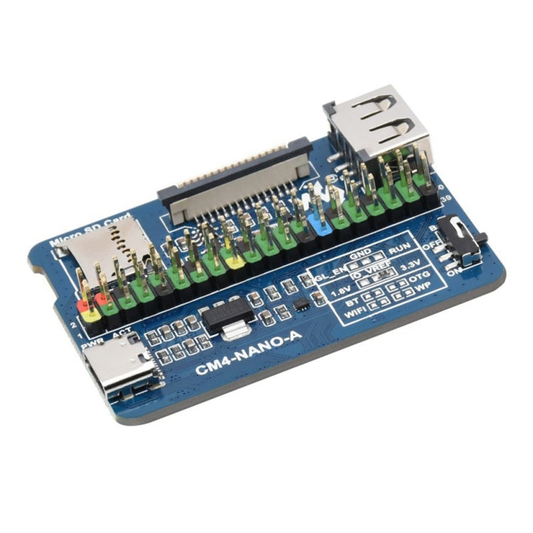 Scheda base Waveshare Nano A per Raspberry Pi CM4, Nano Base Board A