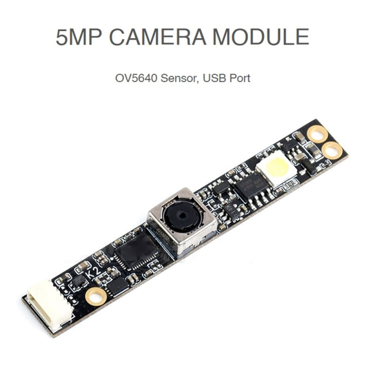 Waveshare OV5640 AF 5MP USB Camera Module, Support 1080P Video Recording, AF