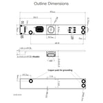 Waveshare OV5640 FF 5MP USB Camera Module, Support 1080P Video Recording, FF