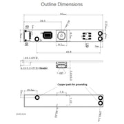 Waveshare OV5640 FF 5MP USB Camera Module, Support 1080P Video Recording, FF