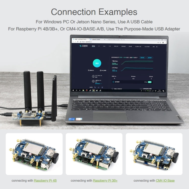 Waveshare SIM8202G-M2 5G HAT B modulo 5G per Raspberry Pi