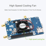 Modulo 5G LTE-A RM500U-CN con quad antenne per Raspberry Pi