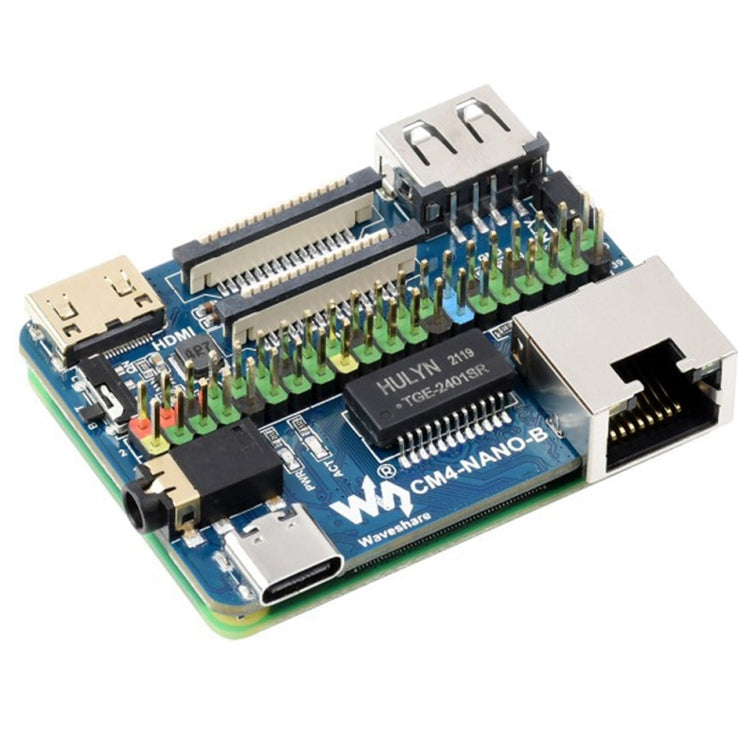 Waveshare Nano B Base Board for Raspberry Pi CM4, Nano Base Board B