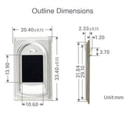 Waveshare UART all-in-one capacitive fingerprint sensor in rectangle shape (E), Cortex processor