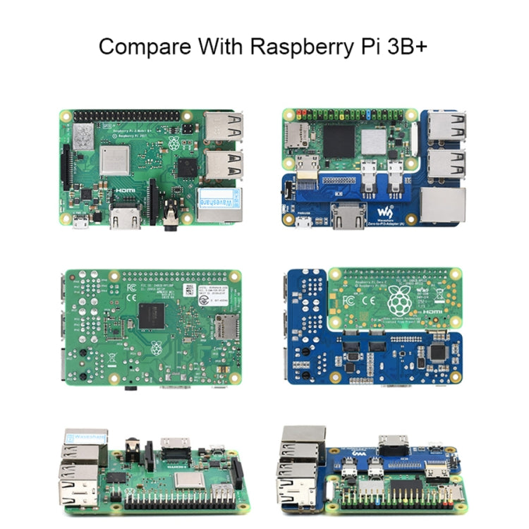 Waveshare Raspberry Pi Zero to 3B Adapter for Raspberry Pi 3 Model B/B+, Pi Zero To 3B