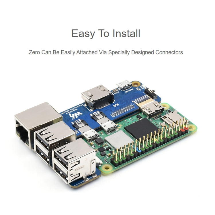 Adattatore Waveshare Raspberry Pi Zero a 3B per Raspberry Pi 3 modello B/B+, Pi Zero To 3B