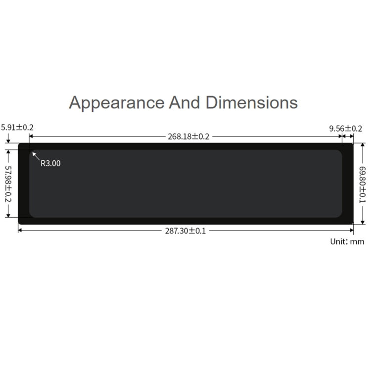 Display touch capacitivo WAVESHARE da 11,9 pollici per Raspberry Pi, 320 x 1480, IPS, interfaccia DSI, 11.9 inch