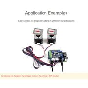 Waveshare HRB8825 Motore passo-passo HAT per Raspberry Pi, aziona due motori passo-passo, fino a 1/32 Microstepping