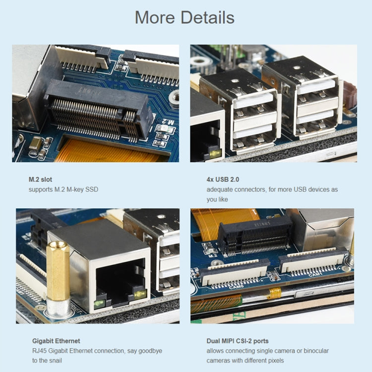 WAVESHARE 5 inch Touch Screen Expansion for Raspberry Pi CM4, PoE Header, Gigabit Ethernet, 4K Output