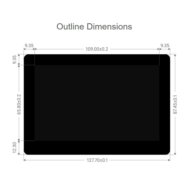 WAVESHARE 5 inch Touch Screen Expansion for Raspberry Pi CM4, PoE Header, Gigabit Ethernet, 4K Output