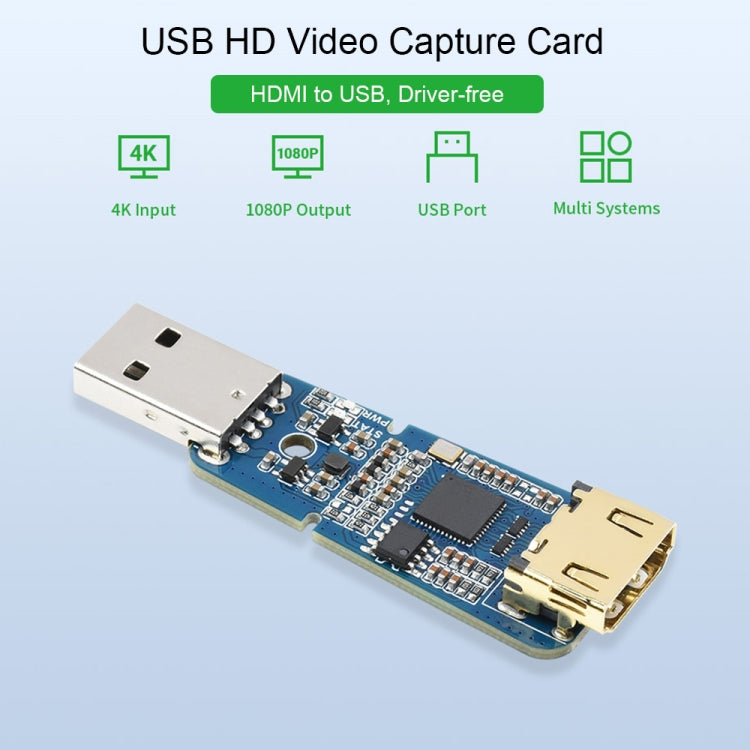 Scheda di acquisizione video HDMI ad alta definizione con porta USB Waveshare per giochi/streaming/fotocamere