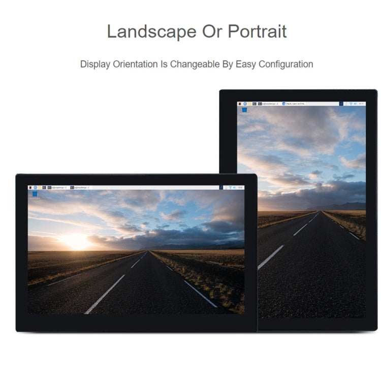 Waveshare 13.3 Inch Mini Computer Powered by Raspberry Pi 3A+, HD Touch Screen
