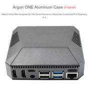 Waveshare Argon One Aluminum Case for Raspberry Pi 4 with Safe Power Button, Argon One