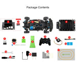 Waveshare JetRacer Pro 2GB AI Kit, High-Speed ​​AI Racing Robot Powered by Jetson Nano 2GB, Pro Version, EU Plug, JetRacer Pro 2GB AI Kit