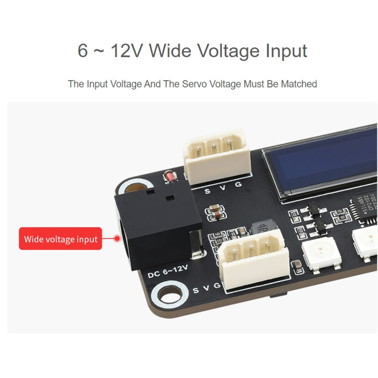 Waveshare ESP32 Servo Drive Expansion Board, Built-in WiFi and BT, 21593