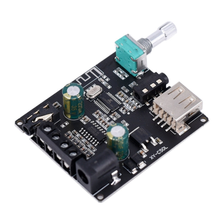 50W MP3 Stereo Audio Digital Power Amplifier Board Bluetooth Amplifier Module, Without Shell