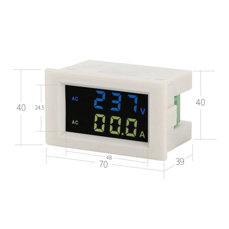 D85-2042A 110 V 220 V 380 V 100A Digitale AC Voltmetro Amperometro Corrente Amp Volt Meter Monitor da pannello LCD