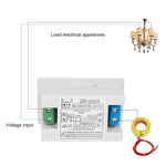 Voltmetro Amperometro Digitale AC 100A con Display LCD