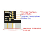 Modulo accensione automatica PC slot PCI-E 3-5V