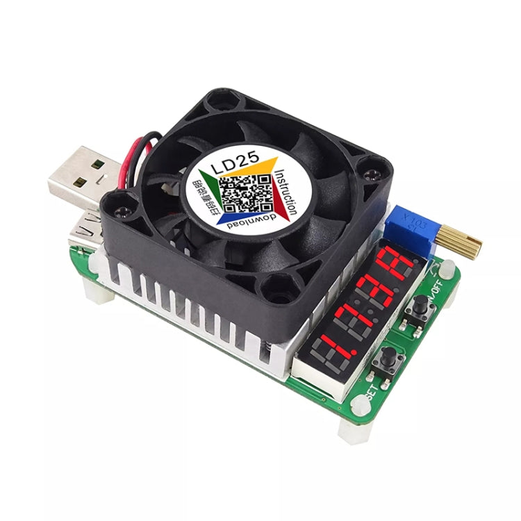 Carico elettronico USB regolabile LD25 25W 4A 25V
