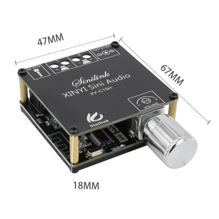 Amplificatore audio digitale Bluetooth 20W stereo XY-C15H