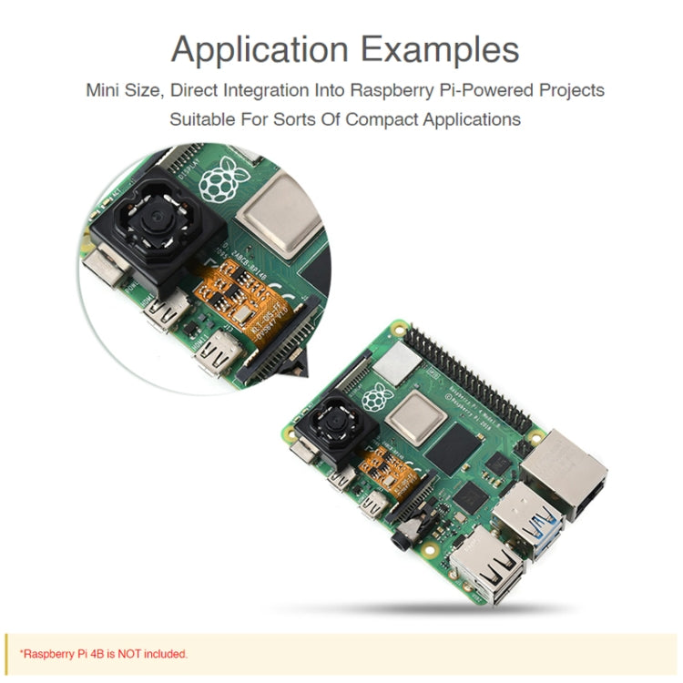 Waveshare 5MP OV5647 Optical Image Stabilization Camera Module for Raspberry Pi