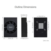 Waveshare Dedicated Cooling Fan for Jetson TX2 NX, For Jetson TX2 NX