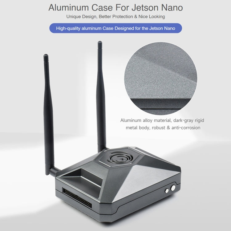 Waveshare F-Type Aluminum Case for Jetson Nano Development Kit