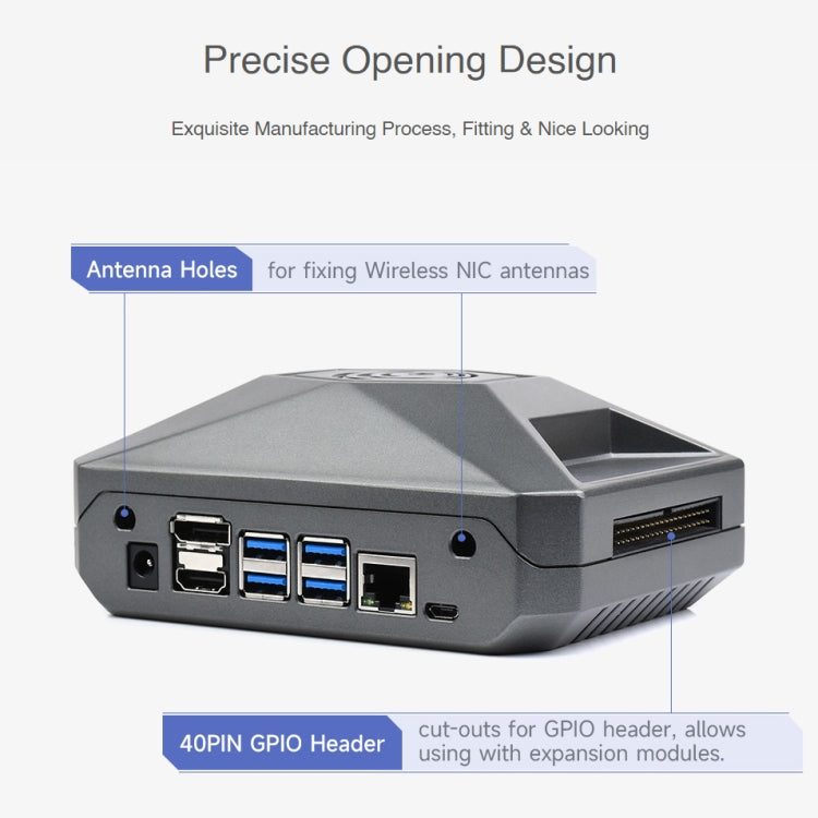 Custodia in alluminio per Jetson Nano Developer Kit B01
