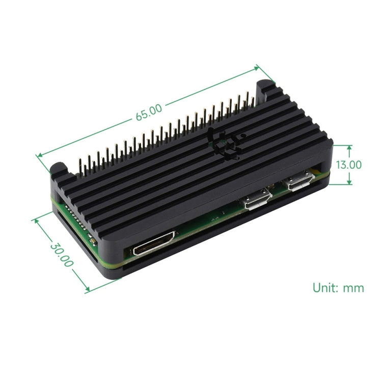 Custodia protettiva in lega di alluminio Waveshare per la serie Raspberry Pi Zero, adatta per Zero/Zero 2 W