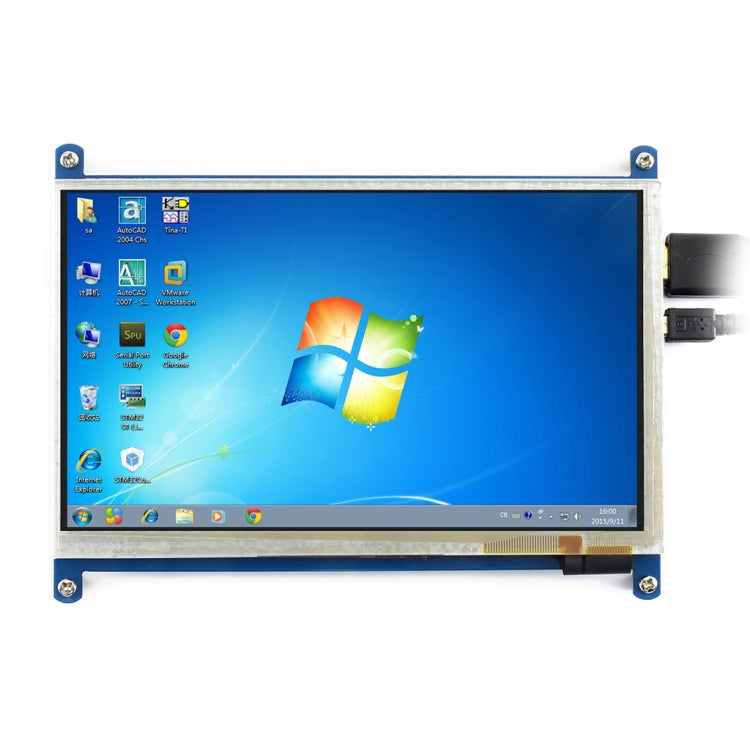 Touchscreen LCD HDMI da 7 pollici WAVESHARE (B) 800×480 per Raspberry Pi, 7 Inch HDMI LCD (B)