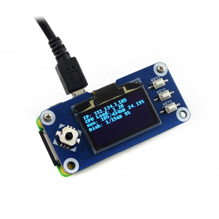 WAVESHARE 1.3 inch OLED Display HAT 128x64 for Raspberry Pi, 1.3inch OLED