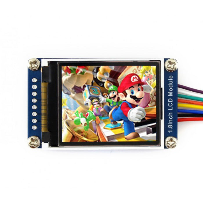 Modulo display LCD generale da 1,8 pollici WAVESHARE 128x160 con interfaccia SPI, 1.8inch LCD Module