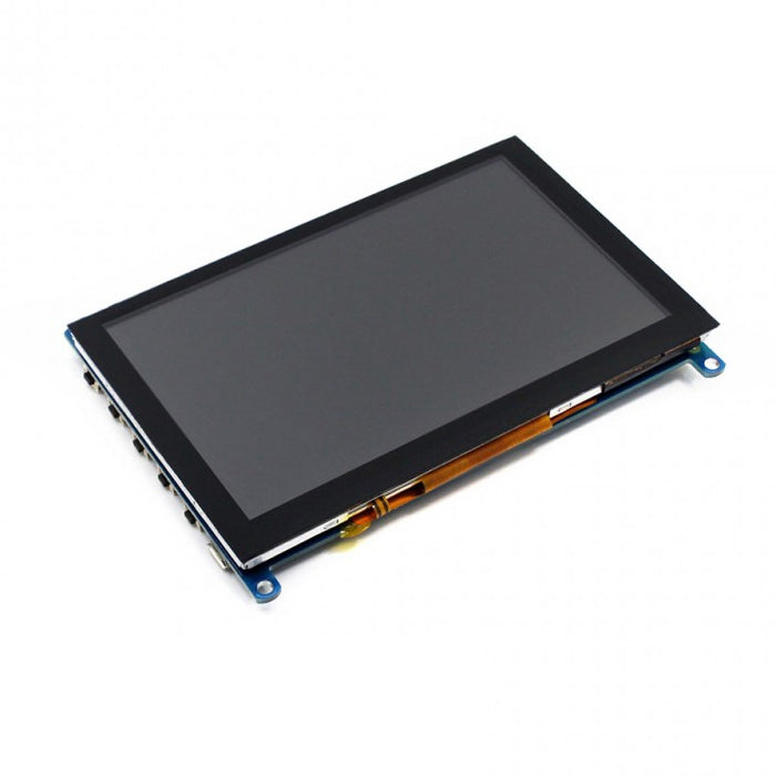 Il touch screen WAVESHARE da 5 pollici HDMI LCD (H) 800x480 per Raspberry Pi supporta vari sistemi, 5 Inch HDMI LCD (H)