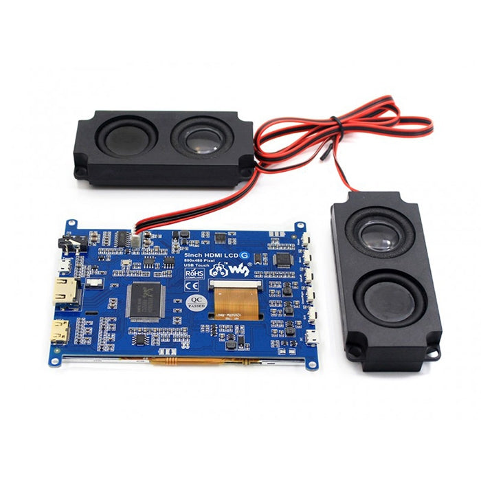 Touch screen HDMI 5 pollici 800x480 per Raspberry Pi e PC