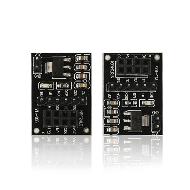 2PCS NRF24L01 + adapter plate board socket wireless module