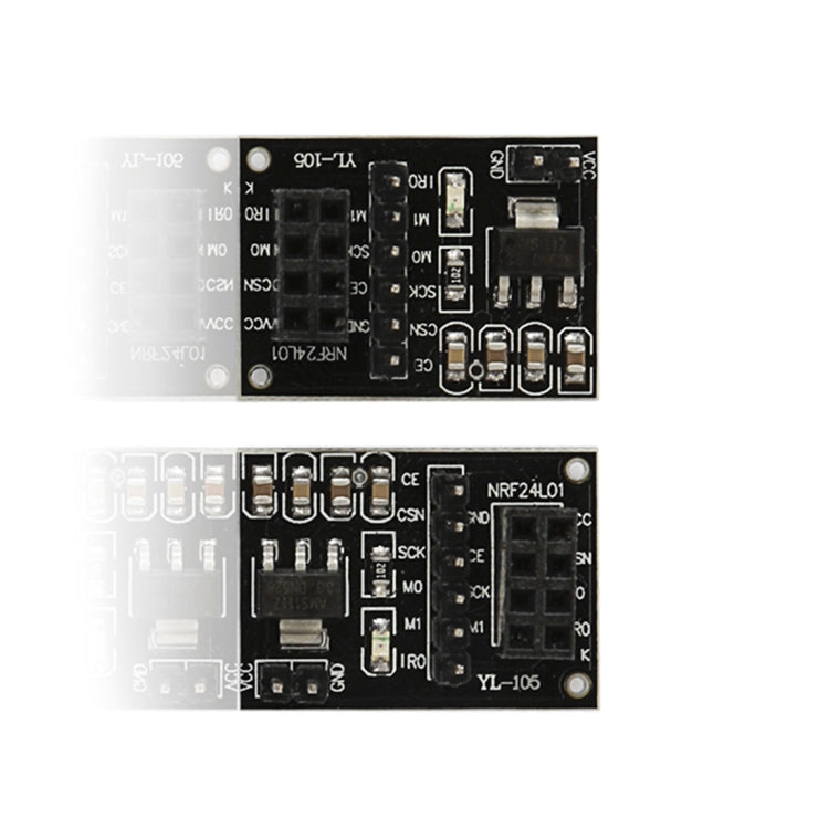 2PCS NRF24L01 + adapter plate board socket wireless module