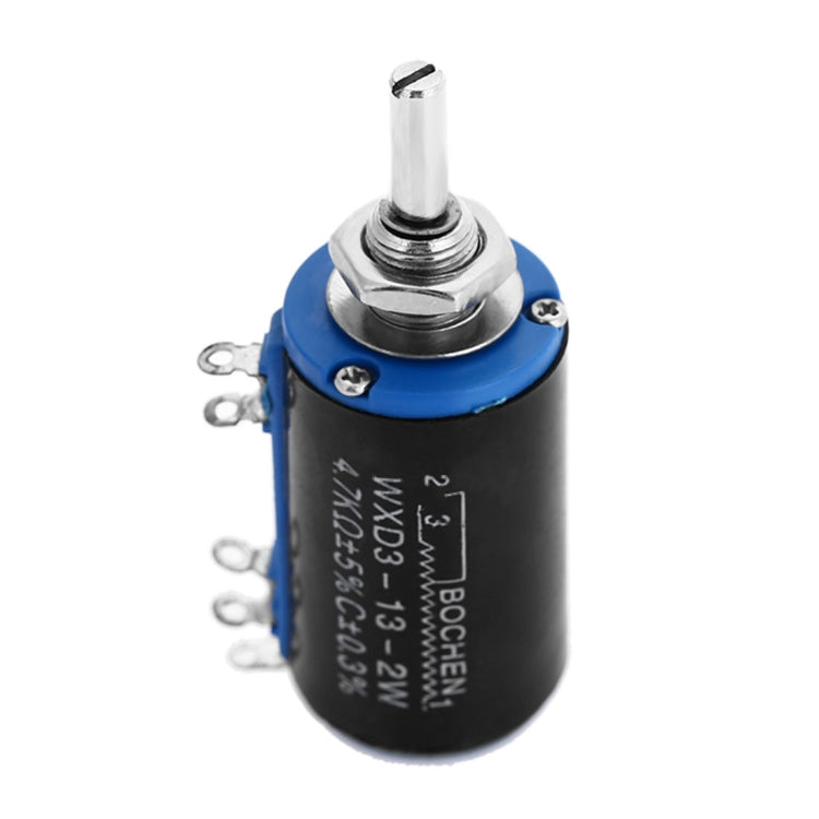 WXD3 - 13 - Potenziometro di precisione multigiro da 2 W 4,7 K Ohm - Nero