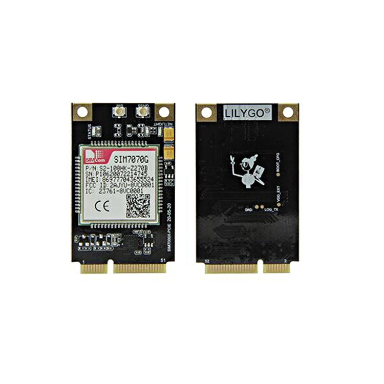 TTGO T-PCIE ESP32-WROVER-B AXP192 Chip WiFi Bluetooth Nano Card Modulo serie SIM Scheda di sviluppo componibile hardware, modulo PCIE-SIM7070G, PCIE-SIM7070G Module