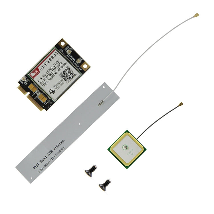 TTGO T-PCIE ESP32-WROVER-B AXP192 Chip WiFi Bluetooth Nano Card Modulo serie SIM Scheda di sviluppo componibile hardware, modulo PCIE-SIM7600JC, PCIE-SIM7600JC Module