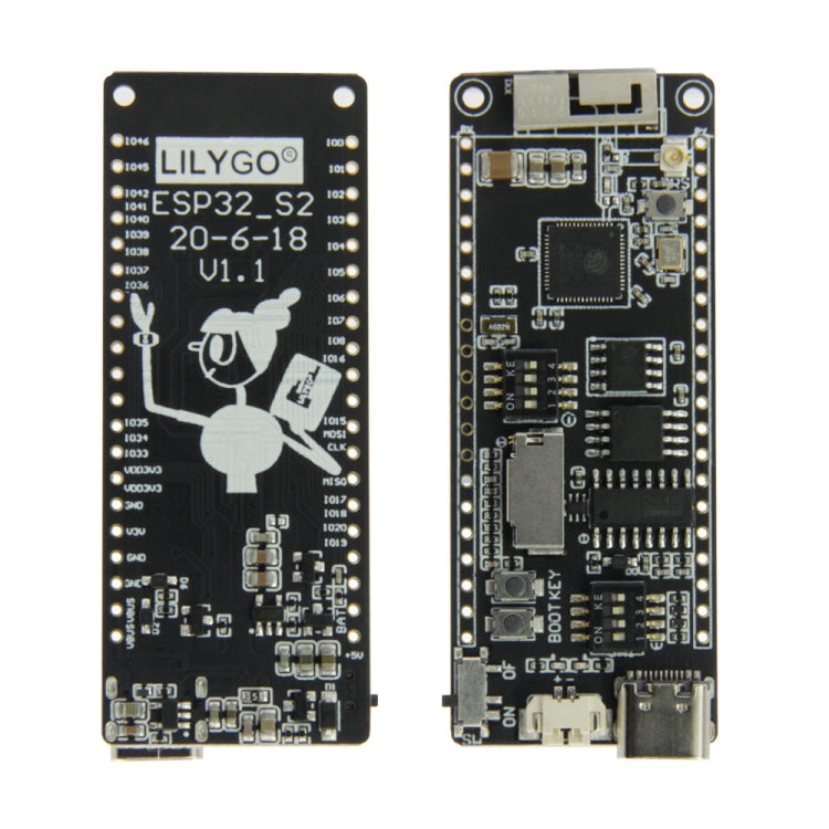 TTGO ESP32-S Modulo wireless WiFi Scheda di sviluppo slot per scheda TF con connettore di tipo C, ESP32-S